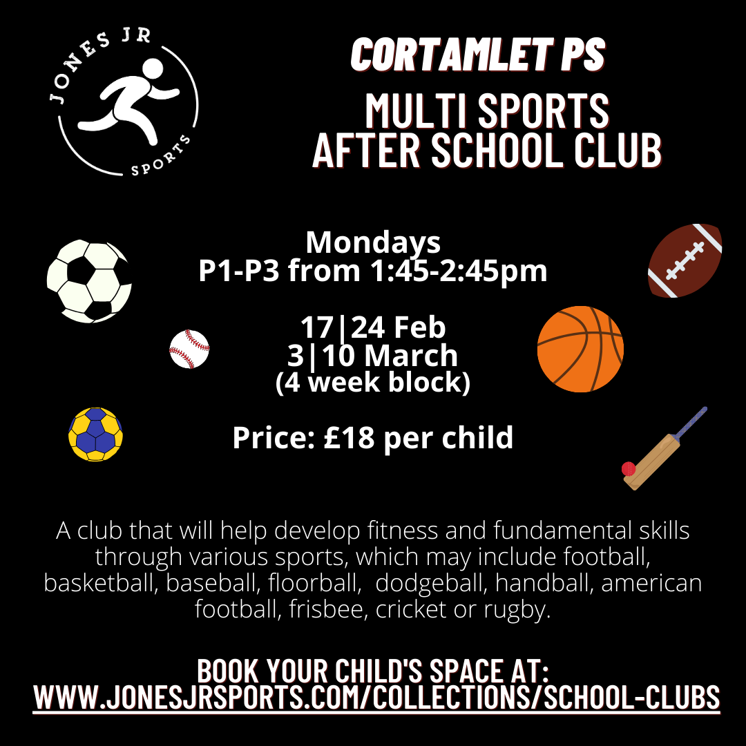 Cortamlet PS (P1-P3) Feb / March